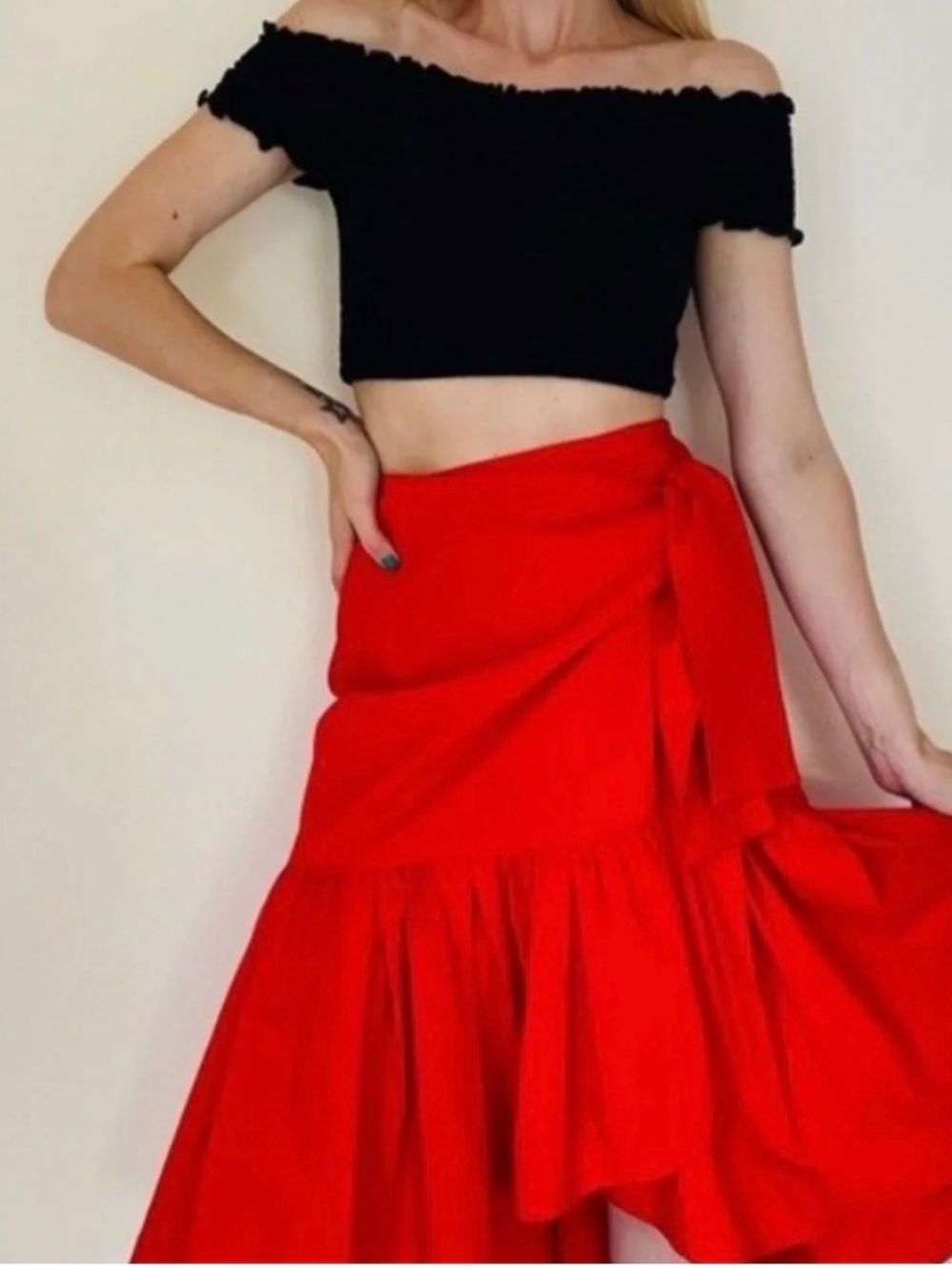 BANANA REPUBLIC Asymmetrical Wrap Skirt